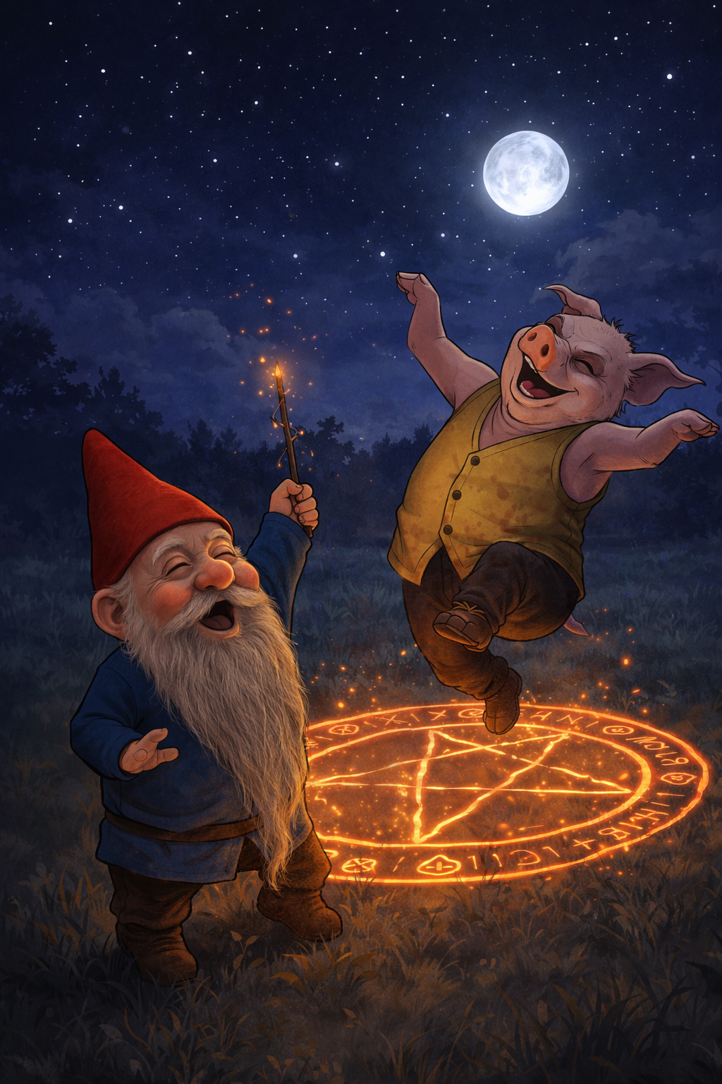 Элдэпыпырдыщпцпыпщпыц и Грибоедов вызывают Сатану,ничего нового